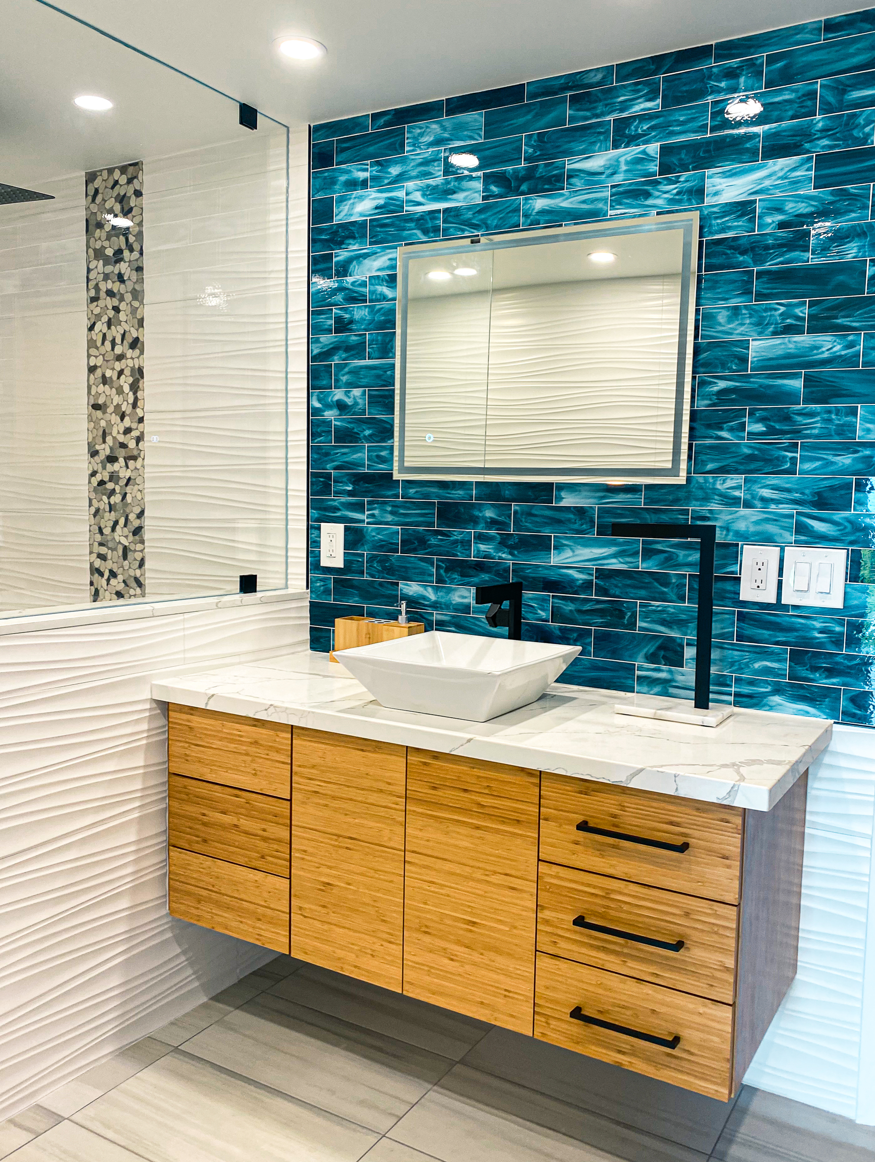 Maui Custom Tile Works bathroom design